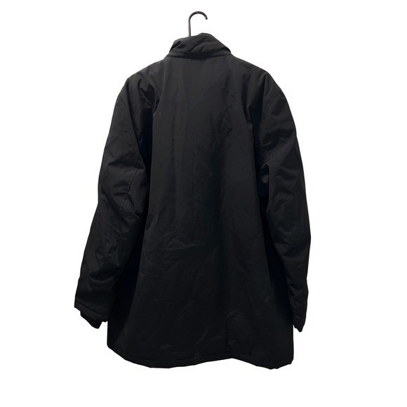 G.H. Bass Parka Mens Black‎ Jacket Removable Fleece Collar NO Hood XXL - Picture 6 of 6
